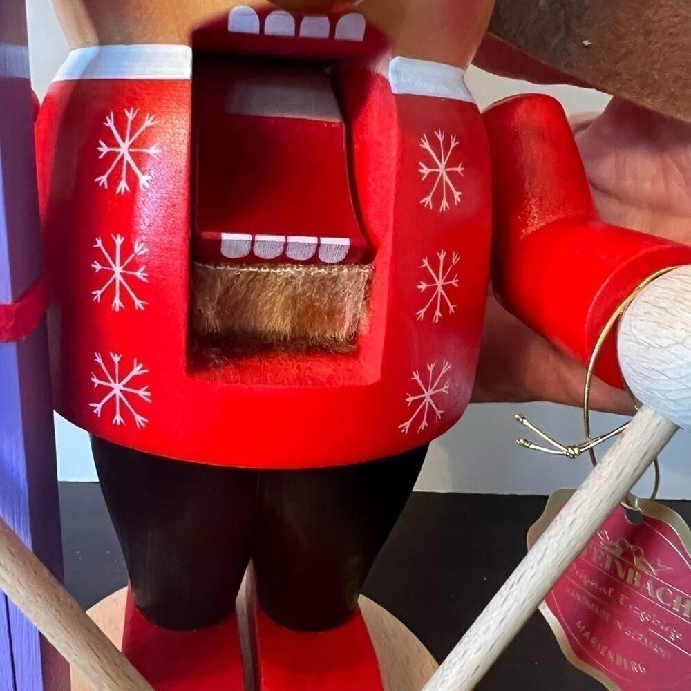 STEINBACK NUTCRACKER “RUDOLPH” NEW - Picture 7 of 8